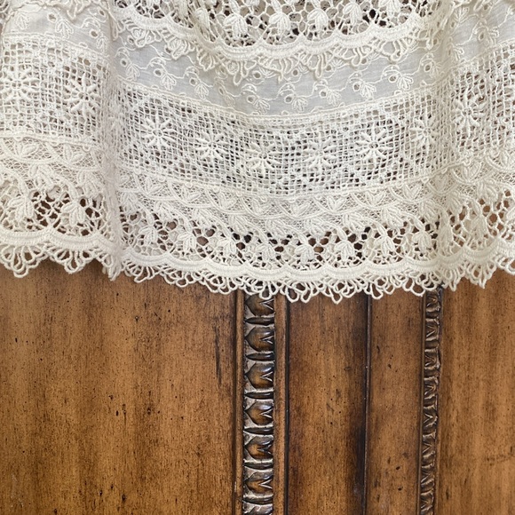 Free People lace crop top size L - Picture 5 of 7